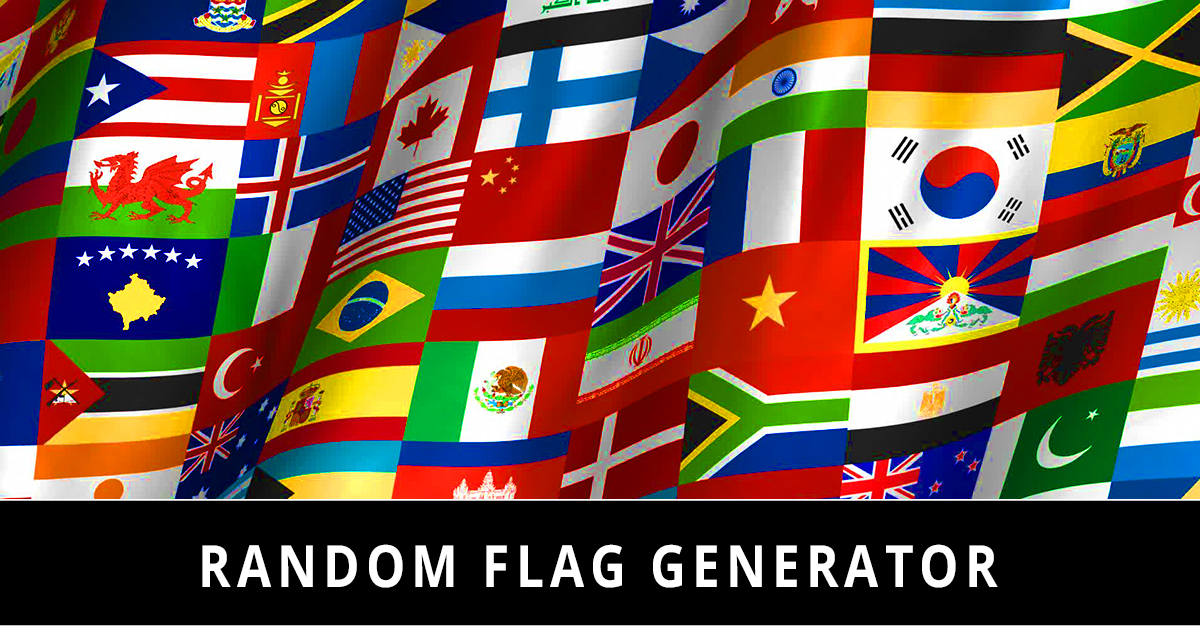 Random Flag Generator 🚩🏳️🏴