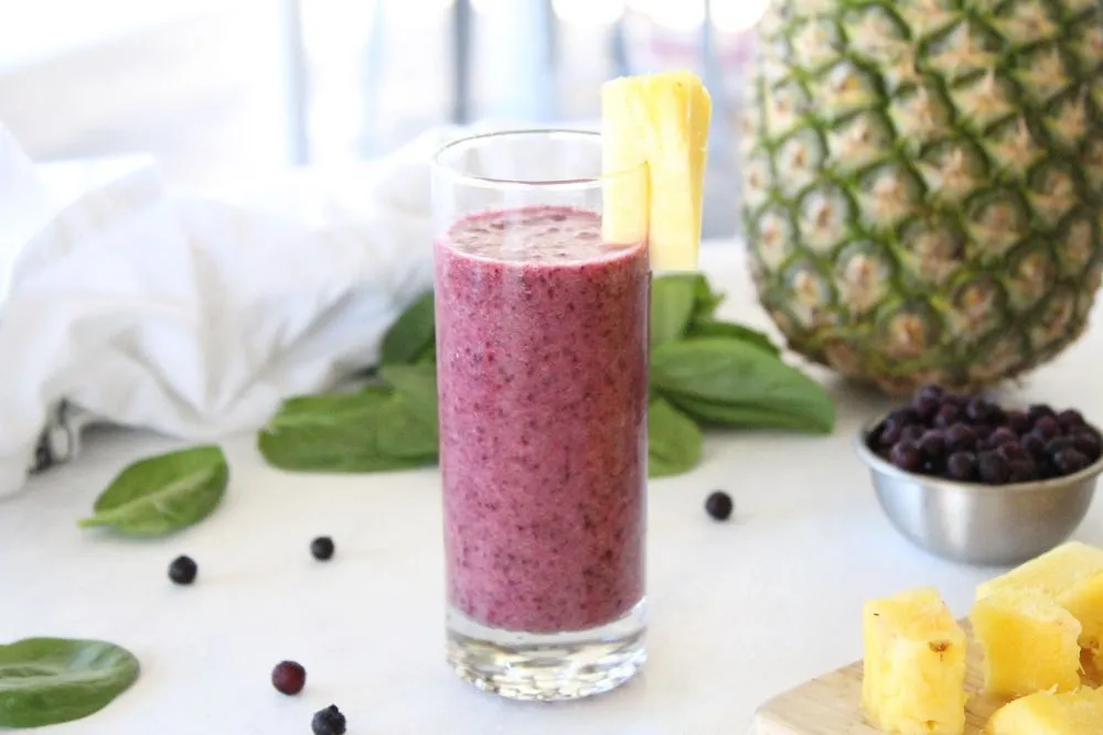 Blueberry Pineapple Smoothie
