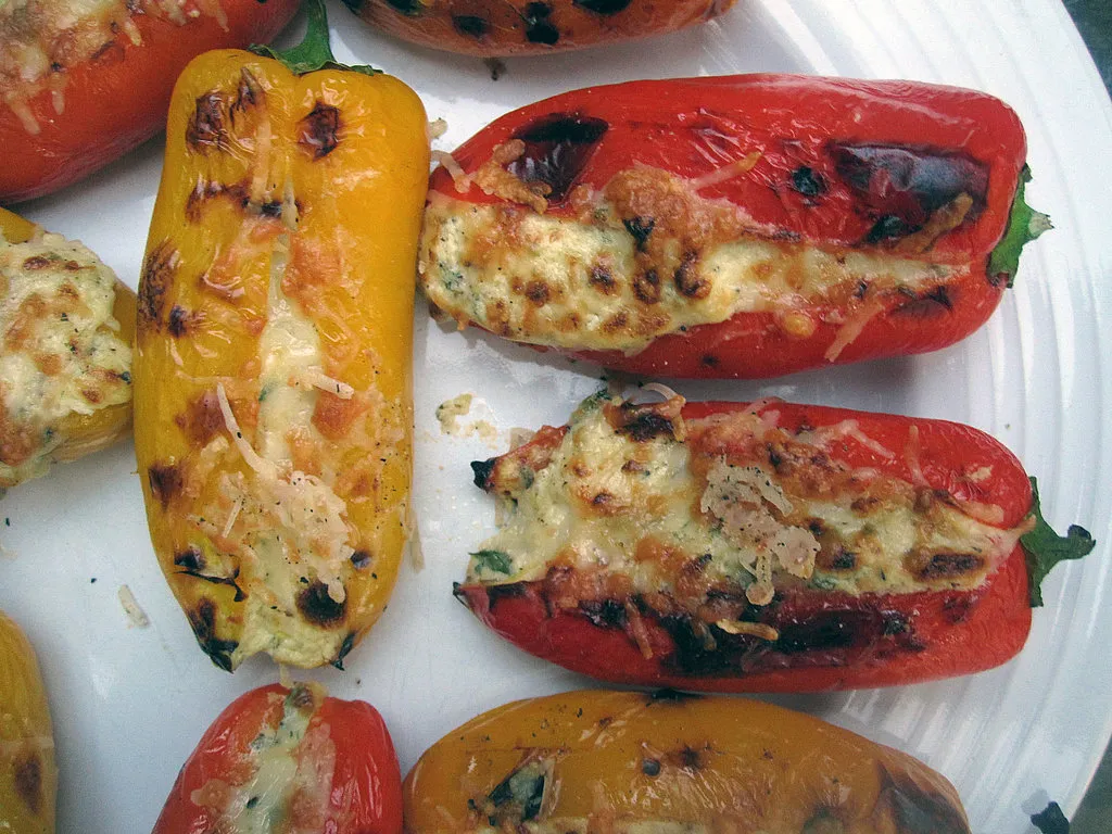 Stuffed Peppers With Feta
