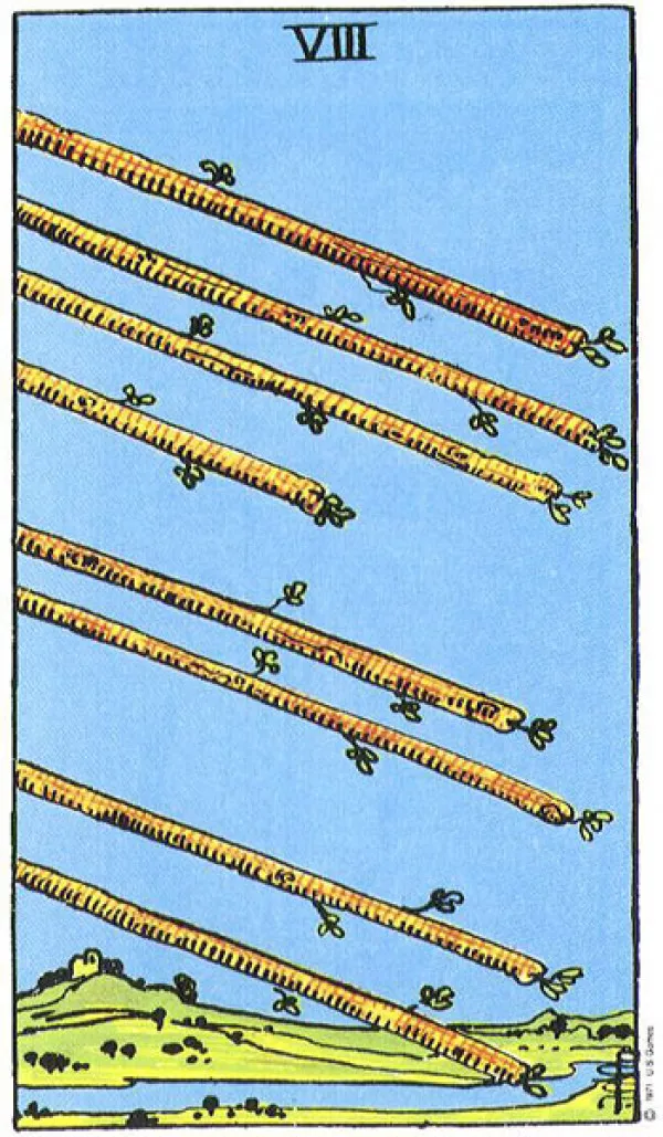 Tarot Eight Of Wands