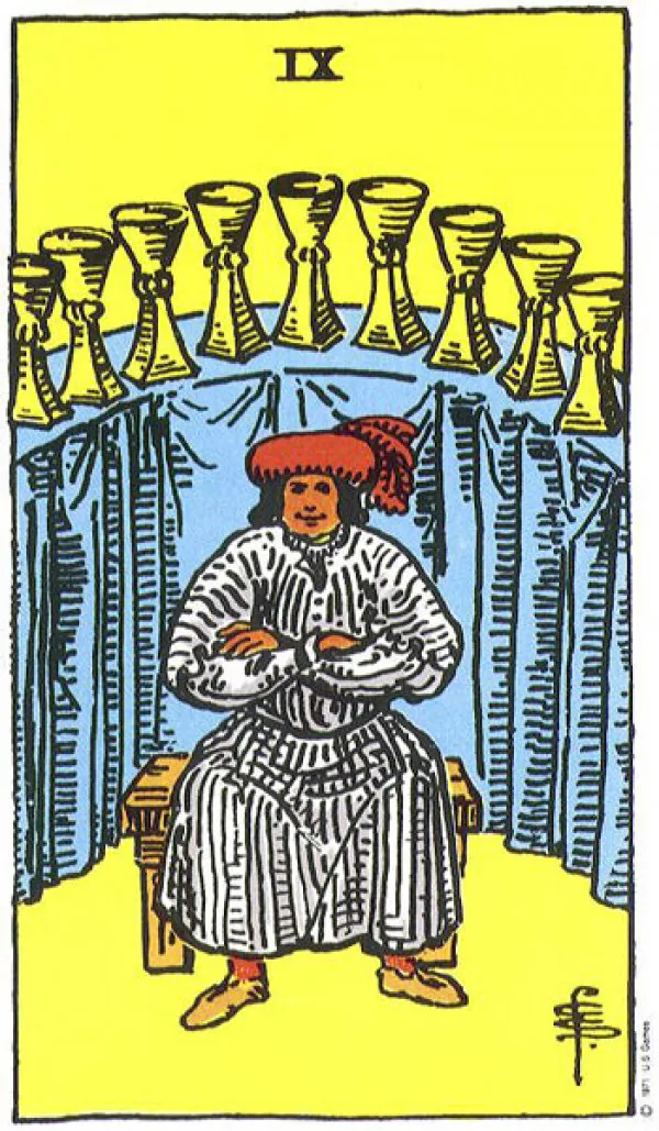 Tarot Nine Of Cups