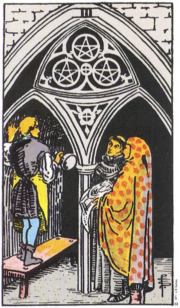Tarot Three Of Pentacles