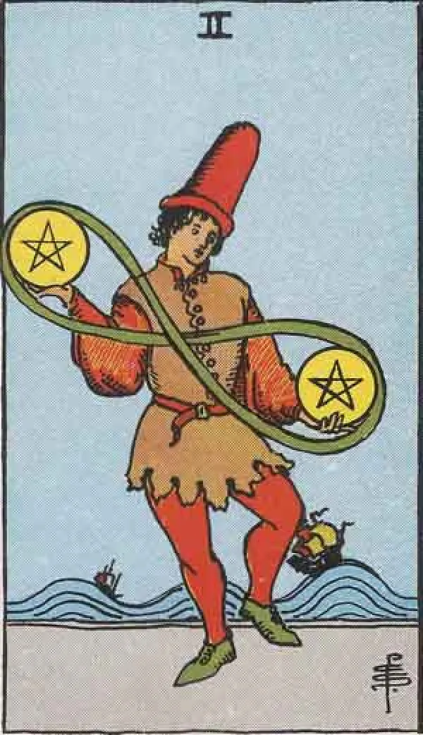 Tarot Two Of Pentacles